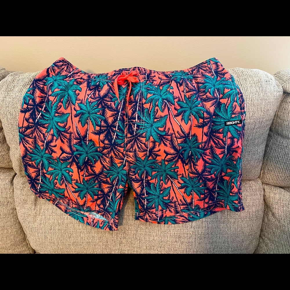 80eighty Men’s Swim Shorts with Mesh Lining